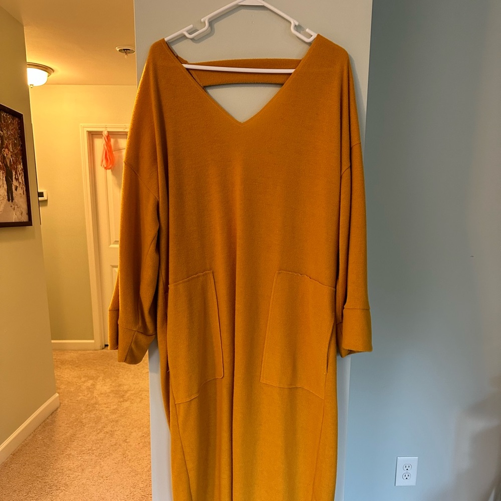 Brand New Mustard Yellow Dress